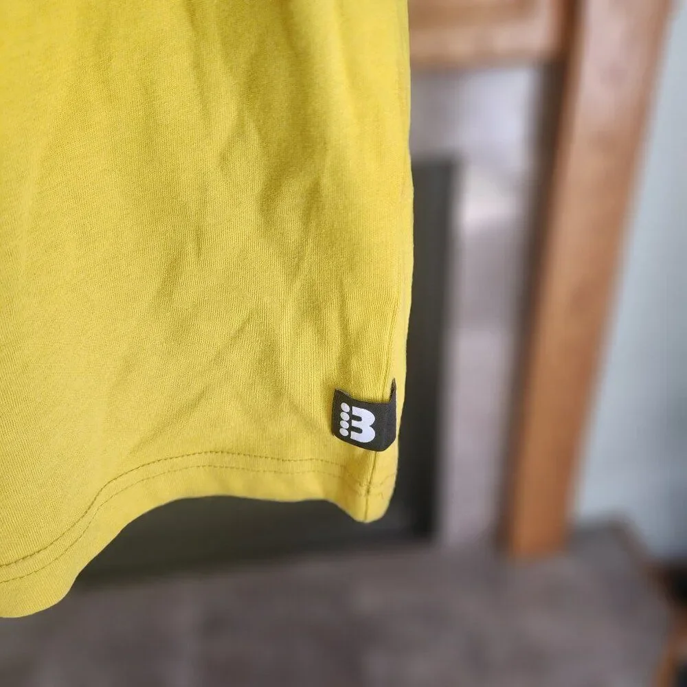 Bench Mens Denzo Diamond Yellow Short Sleeve Tee NWT